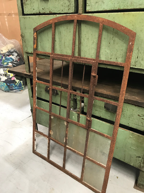 Vintage industrial European cast iron  windows  #2365