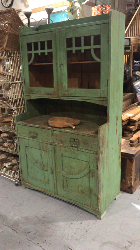 Vintage  European wooden kitchen cabinet #2489 on hold Hannah