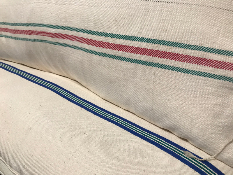 Vintage French Linen body pillows #2418