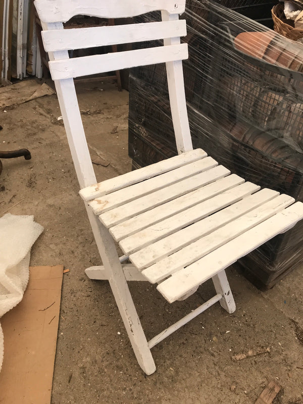 Vintage European wooden garden chairs #2424