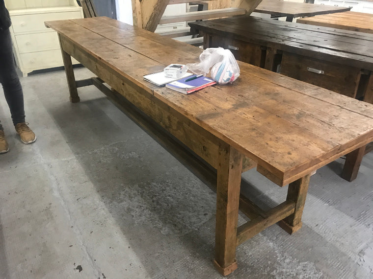 Vintage French kitchen farmhouse dining tables  #2477