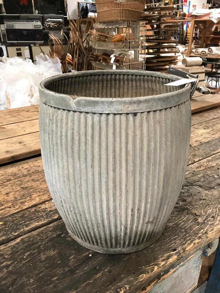 Vintage English galvanized DOLLY bins #2555/3