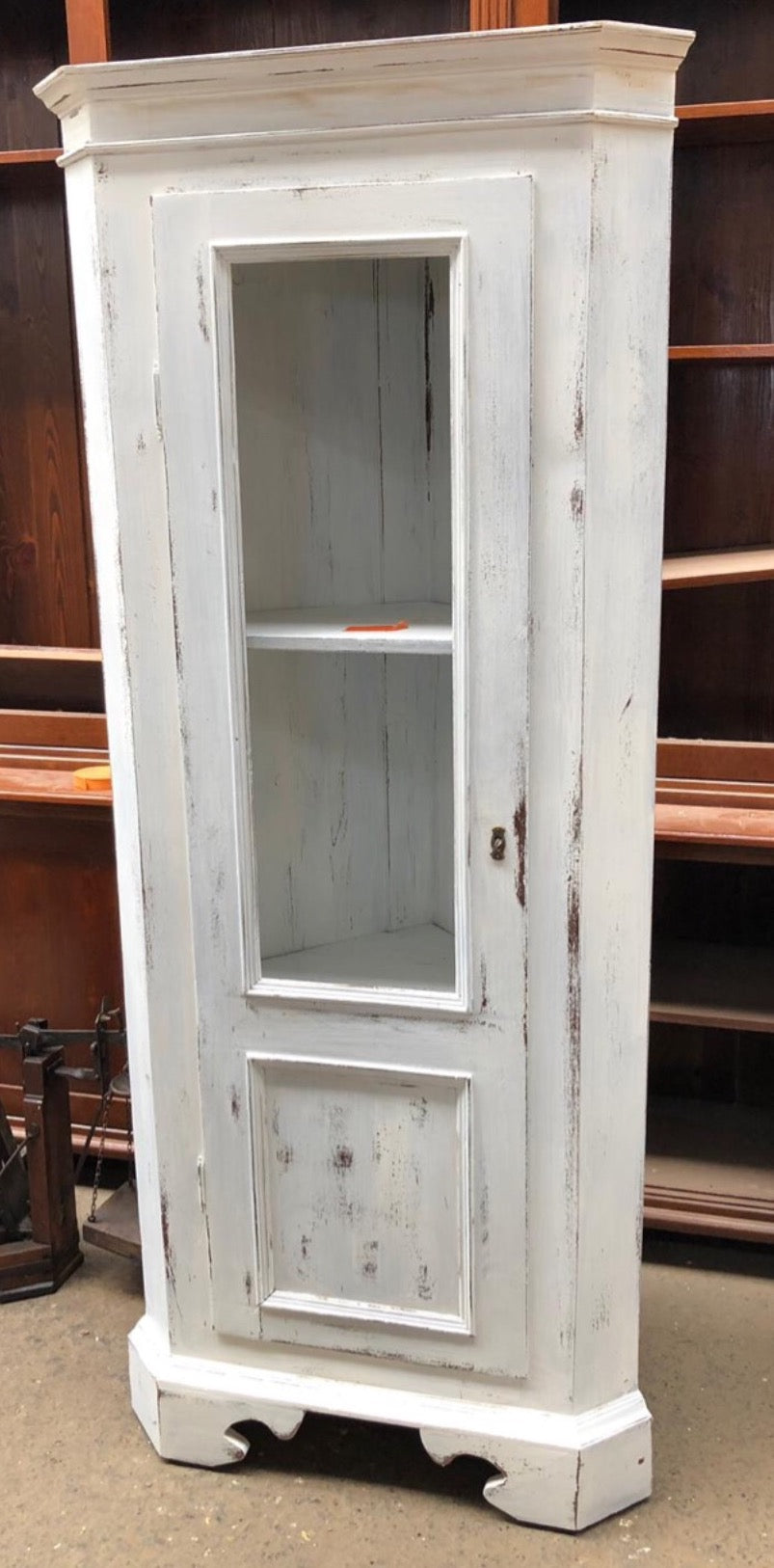 Vintage French Corner Cabinet  #2567
