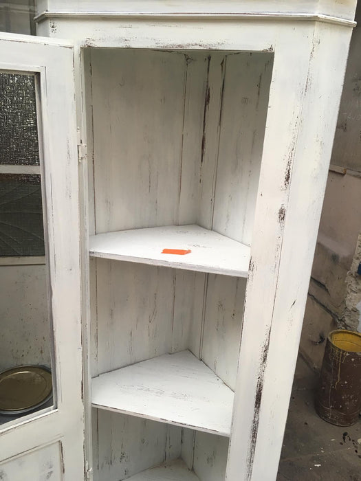 Vintage French Corner Cabinet  #2567