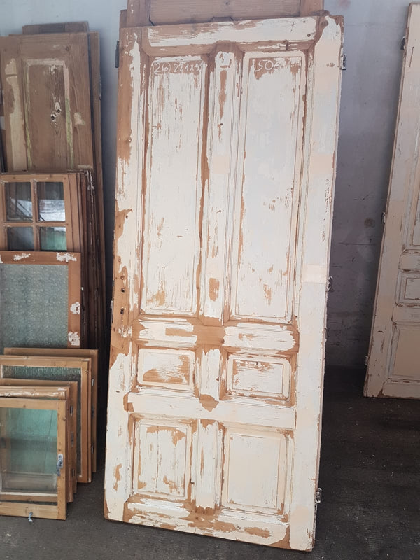 Vintage French wooden house door #2565/26
