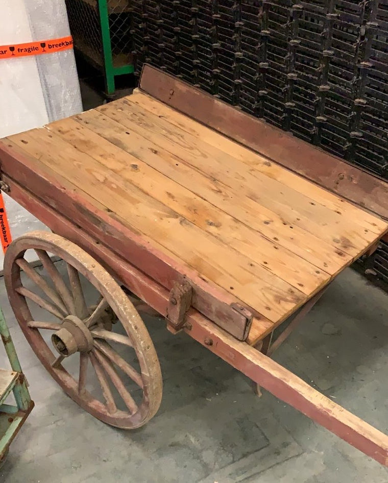 Vintage market trolley cart #2717