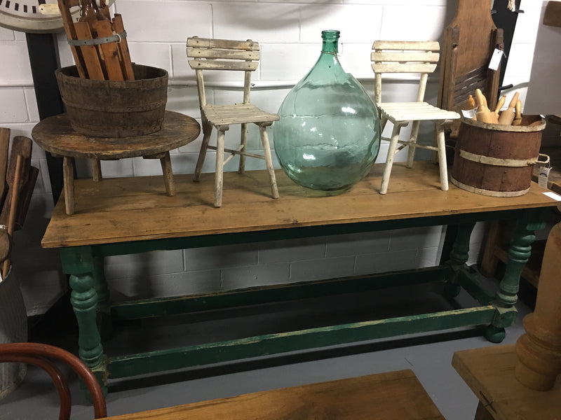 European Kitchen Island Farmhouse  Table # B3040