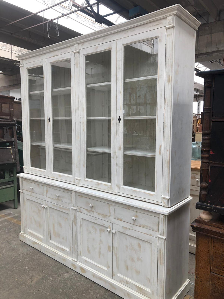 Vintage Dutch Pharmacy Cabinet / Kitchen Cabinet #3052