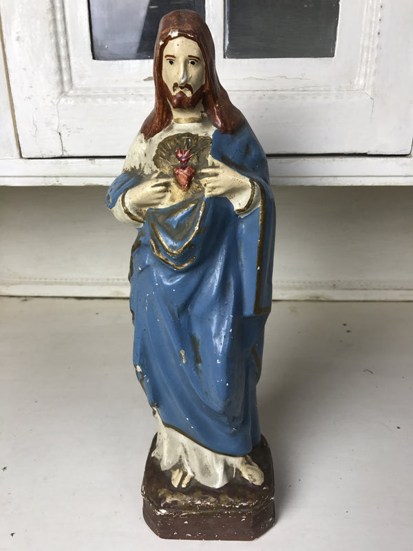 Vintage industrial Hungarian religious statues