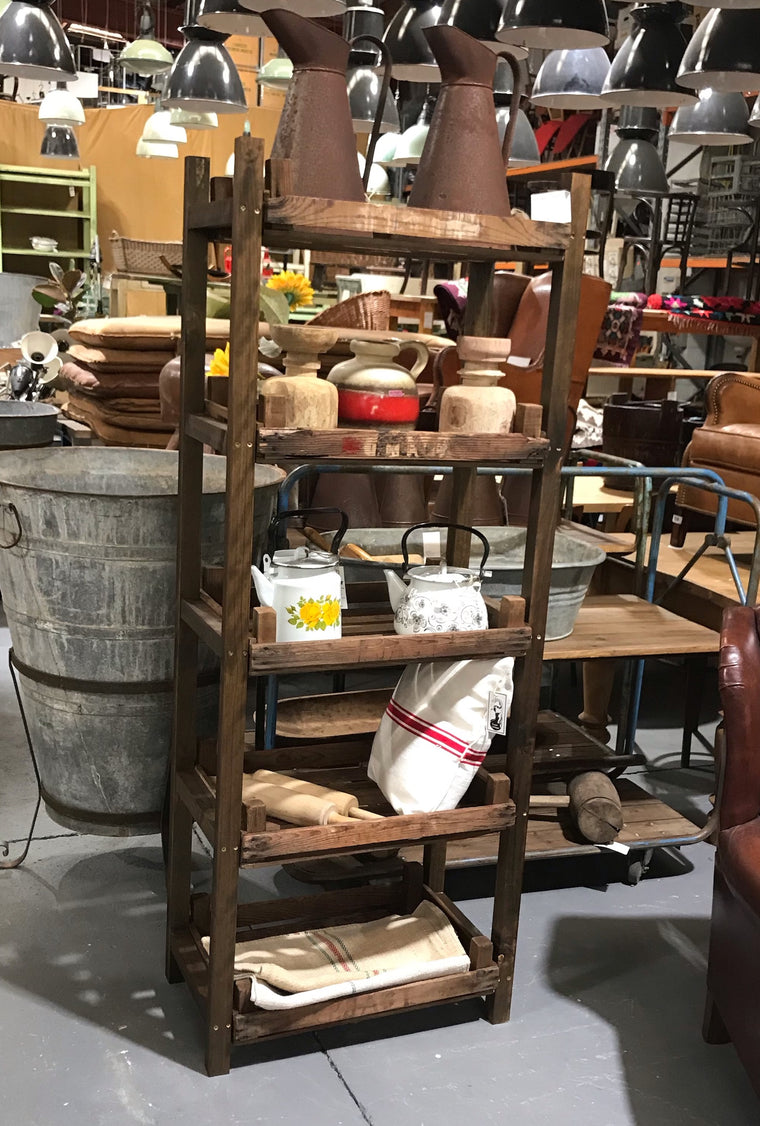 Vintage Dutch Tulip drying wooden rack #3317