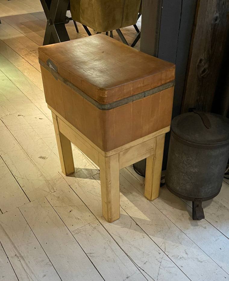 Vintage European Butchers Block #3676D Byron