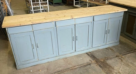European Kitchen Island table cabinet  / Shop Counter # 3683