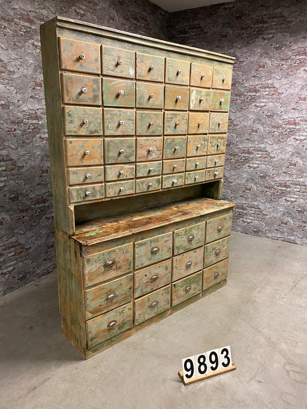 European Wooden Display Cabinet 3695 Byron Fossil Vintage Australia