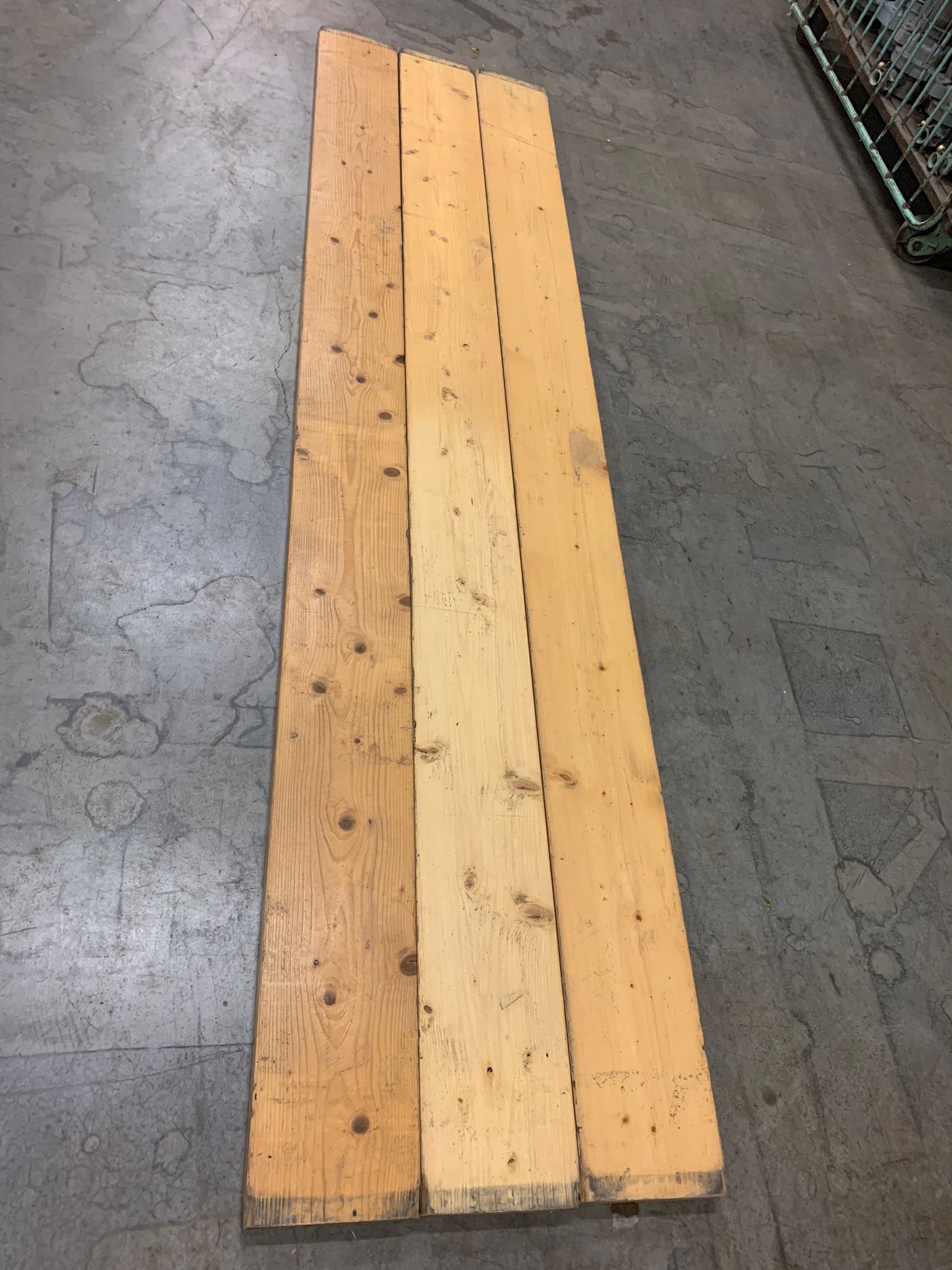 Dutch 1960s Wooden Scaffolding Planks 2.5 mt long #3721