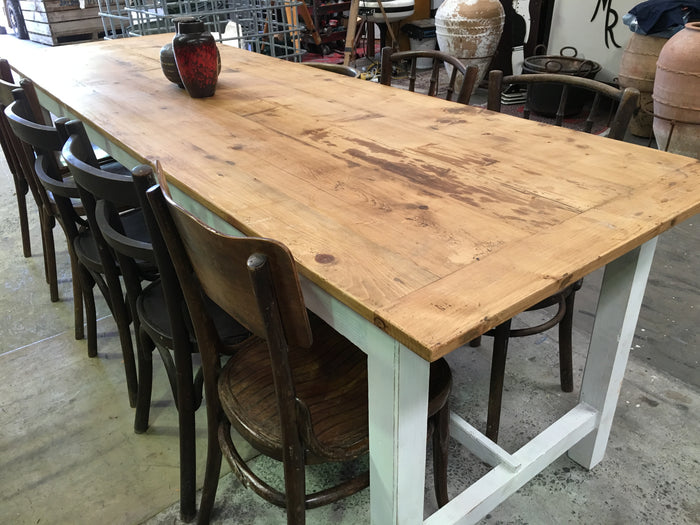 Vintage industrial French kitchen tables #1568