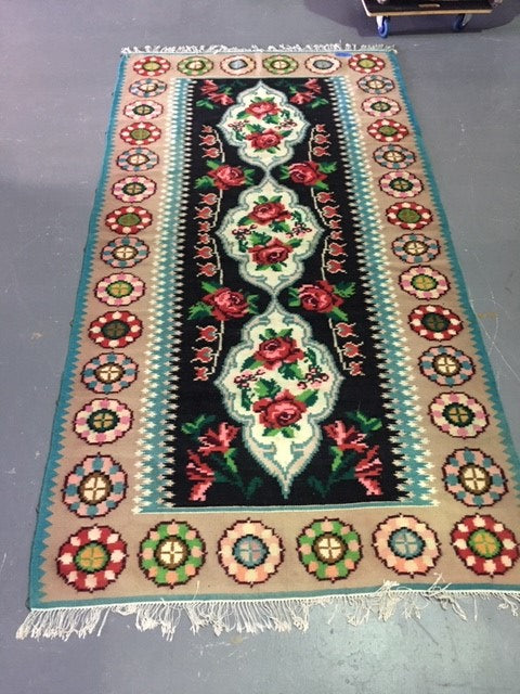 Vintage European Gypsy Carpet  #B3274 Byron Warehouse