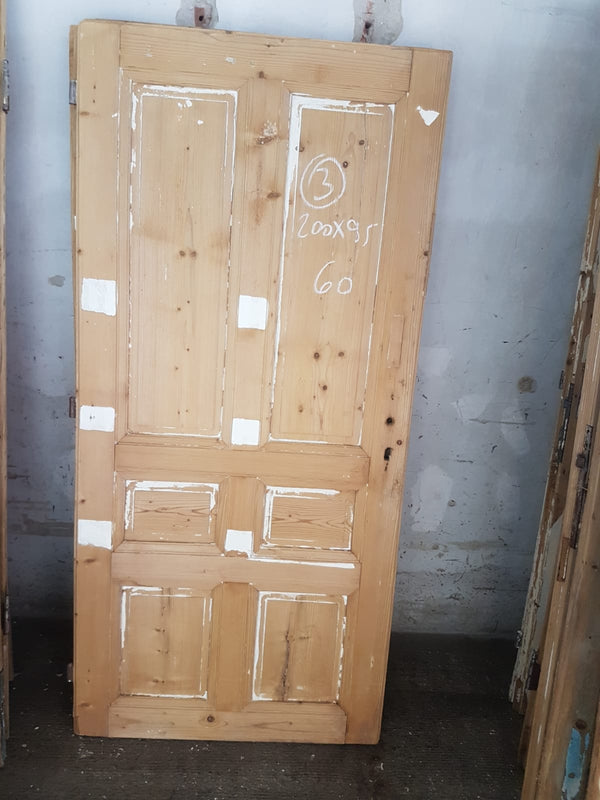 Vintage French house wooden door #2565/3