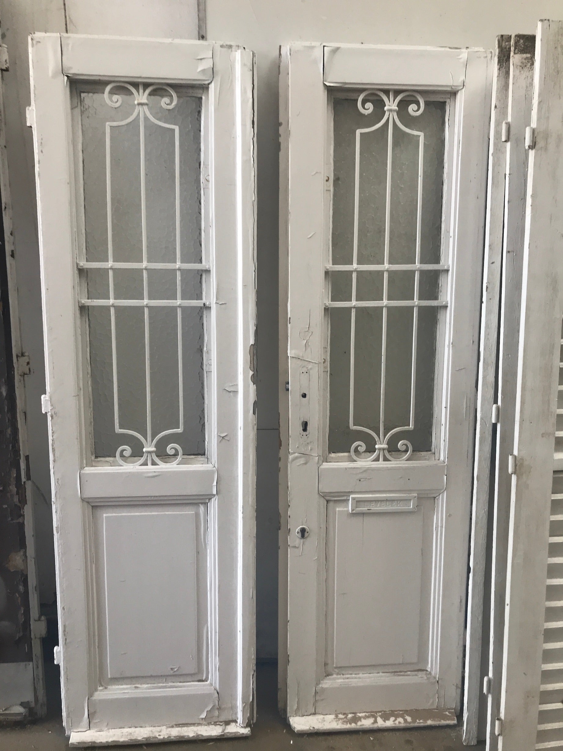 Vintage French Wooden Doors #2565/44 Byron