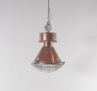 Vintage  Czech Warehouse Light #7242