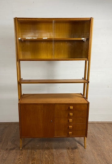 Mid Century  Dispaly Cabinet / Bookcase  #4309