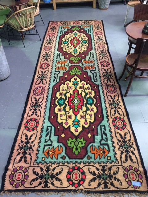 Vintage European Gypsy Carpet  #B3272 Byron Warehouse