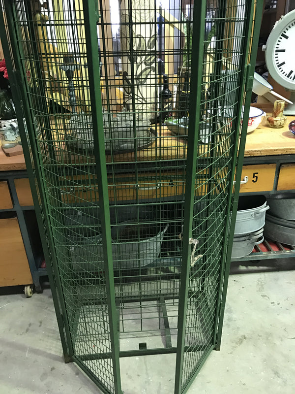 Vintage industrial French wine bottle rack #1511