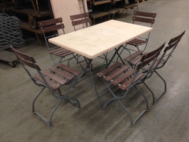 Vintage industrial German garden setting #719