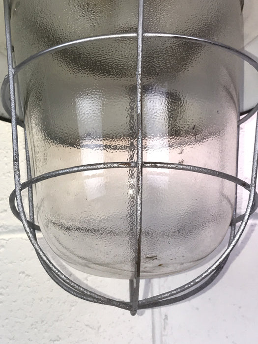 Vintage industrial CZECH warehouse lights #748
