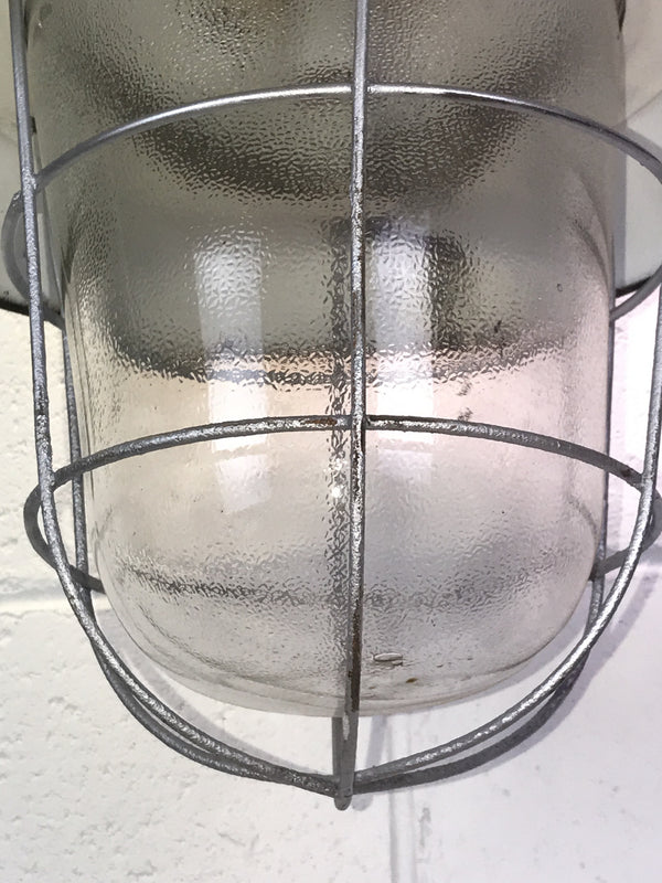 Vintage industrial CZECH warehouse lights #748
