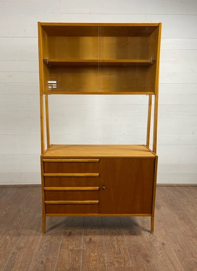 Mid Century  Dispaly Cabinet / Bookcase  #4306