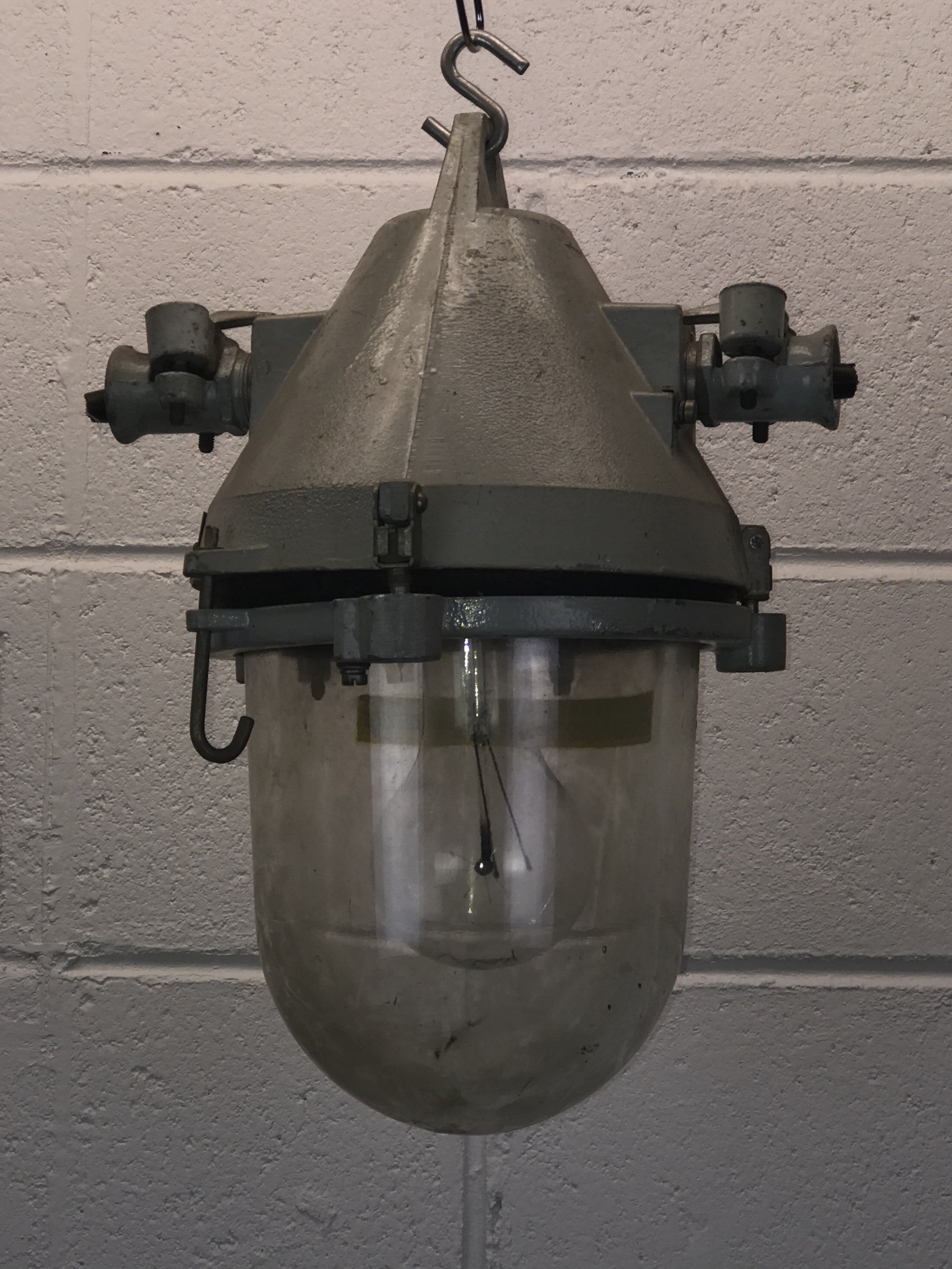 Vintage industrial CZECH warehouse lights #837