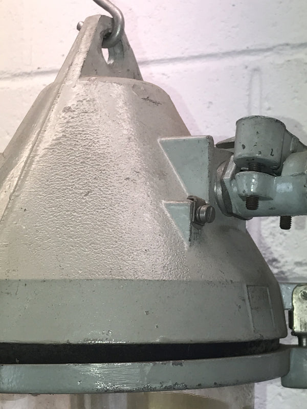 Vintage industrial CZECH warehouse lights #837