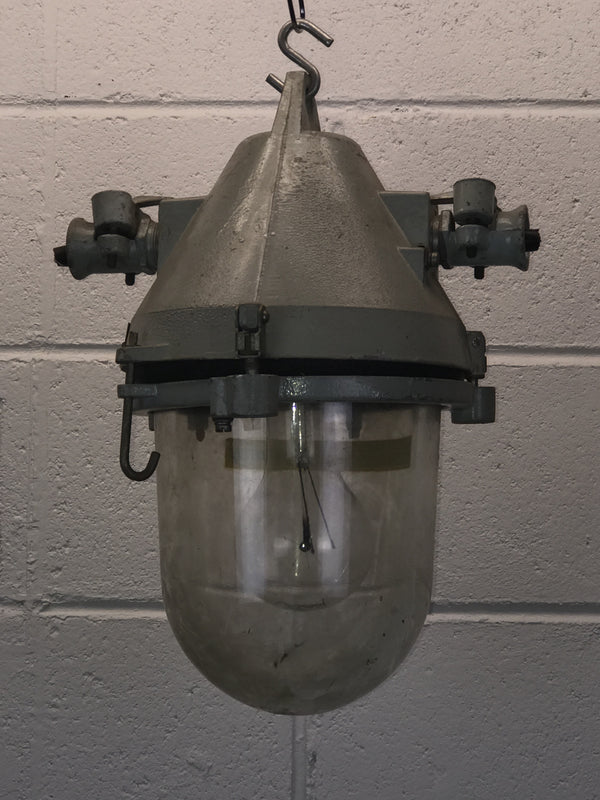 Vintage industrial CZECH warehouse lights #837