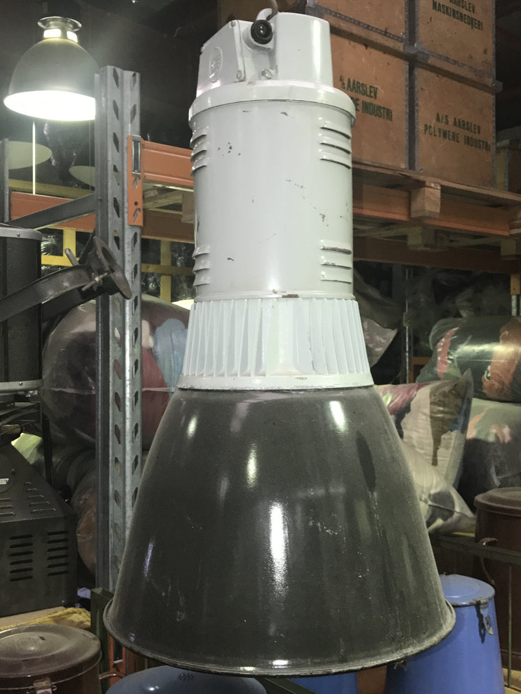 Vintage industrial CZECH warehouse lights #890