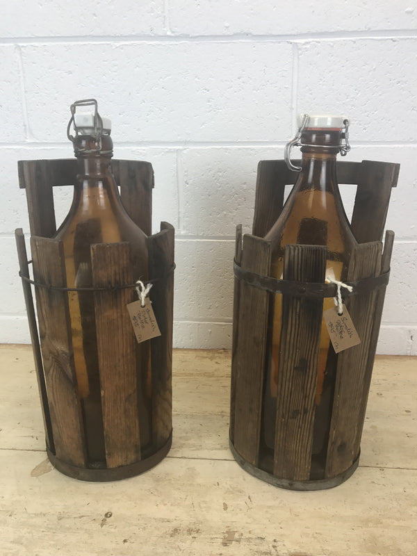 Vintage industrial Swedish cider bottles  #904