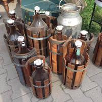 Vintage industrial Swedish cider bottles  #904