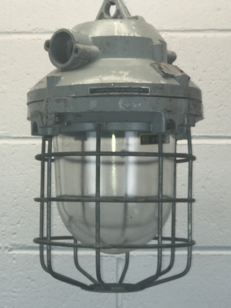 Vintage industrial CZECH warehouse lights #906