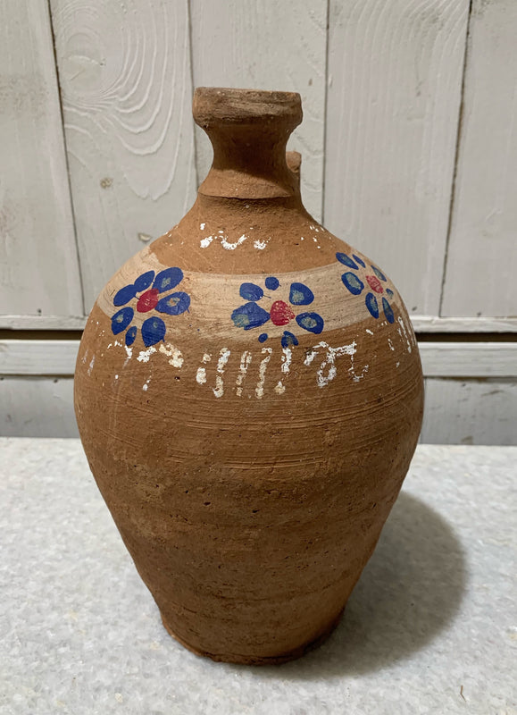 Vintage Hungarian Gypsy Terracotta Jug #4699