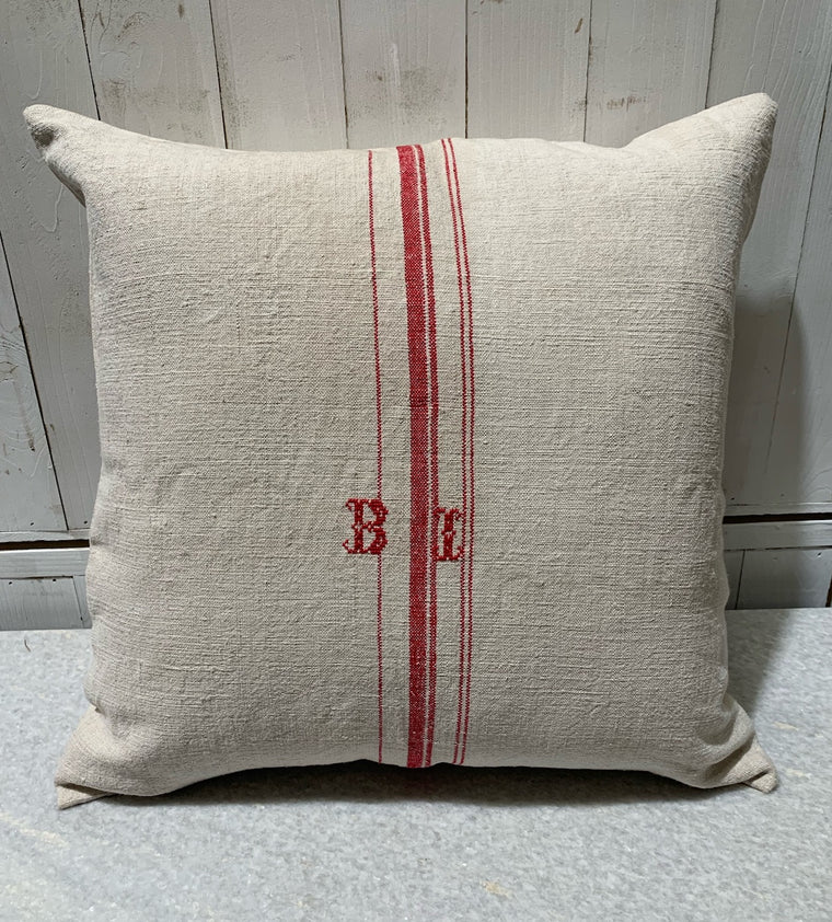 Vintage Linen Pillow  #4703