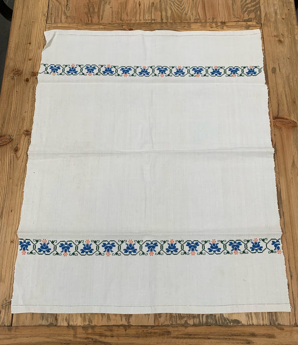 Vintage European Linen Tea Towel  #4705