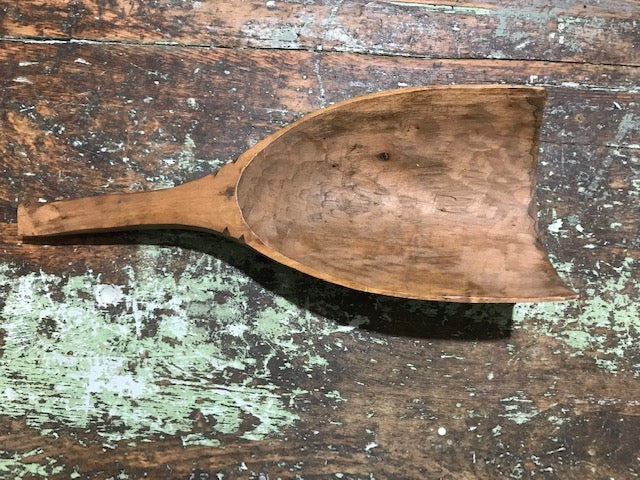 Vintage  Wooden Grain Scoop  #3873b