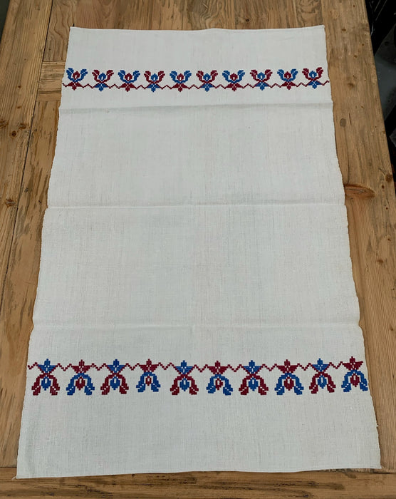 Vintage European Linen Tea Towel  #4708