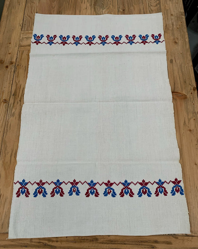Vintage European Linen Tea Towel  #4708