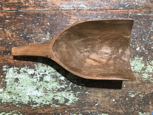 Vintage  Wooden Grain Scoop  #3873C