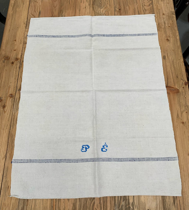 Vintage European Linen Tea Towel  #4716