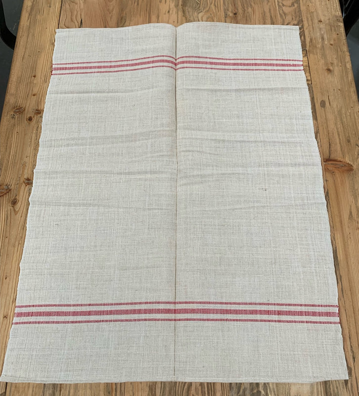 Vintage European Linen Tea Towel  #4717