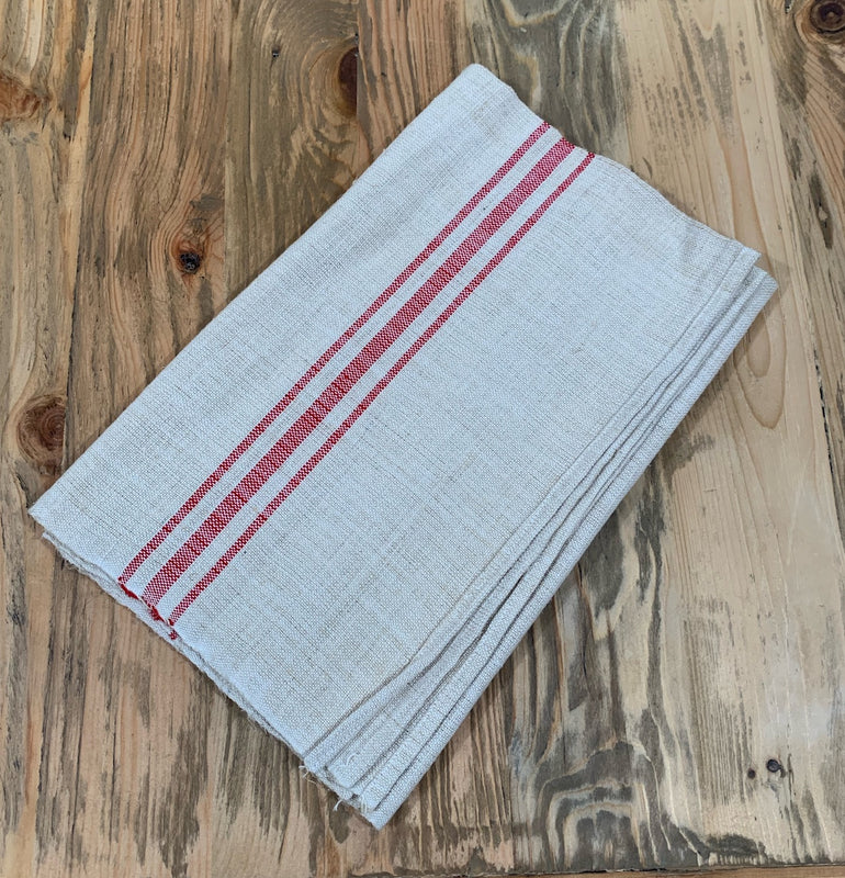 Vintage European Linen Tea Towel  #4717