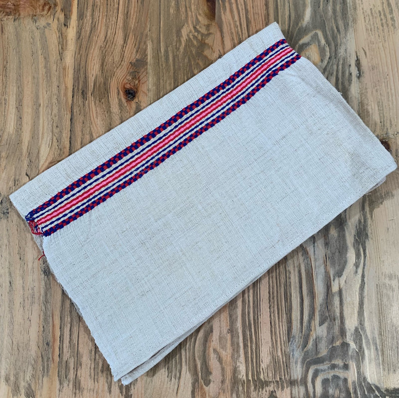 Vintage European Linen Tea Towel  #4718