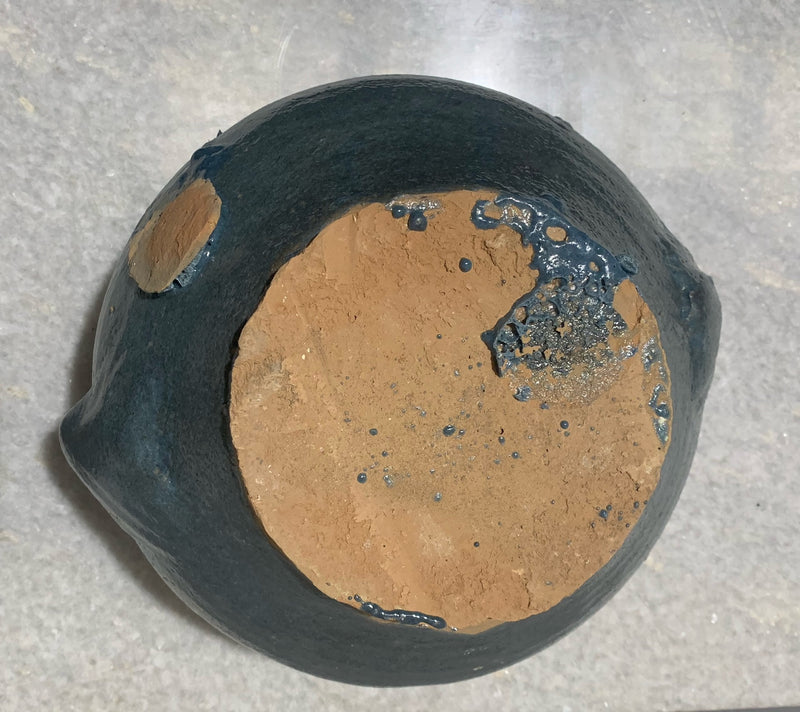 Vintage Glazed Ceramic  Pot #4727