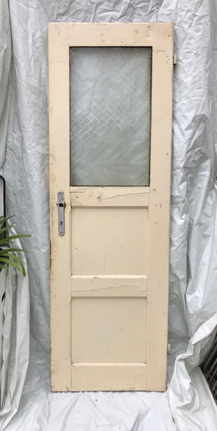 Vintage European Wooden  Door  #3877b